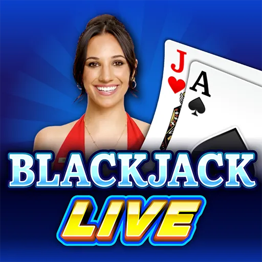 Blackjacktafel met dealer en speelkaarten